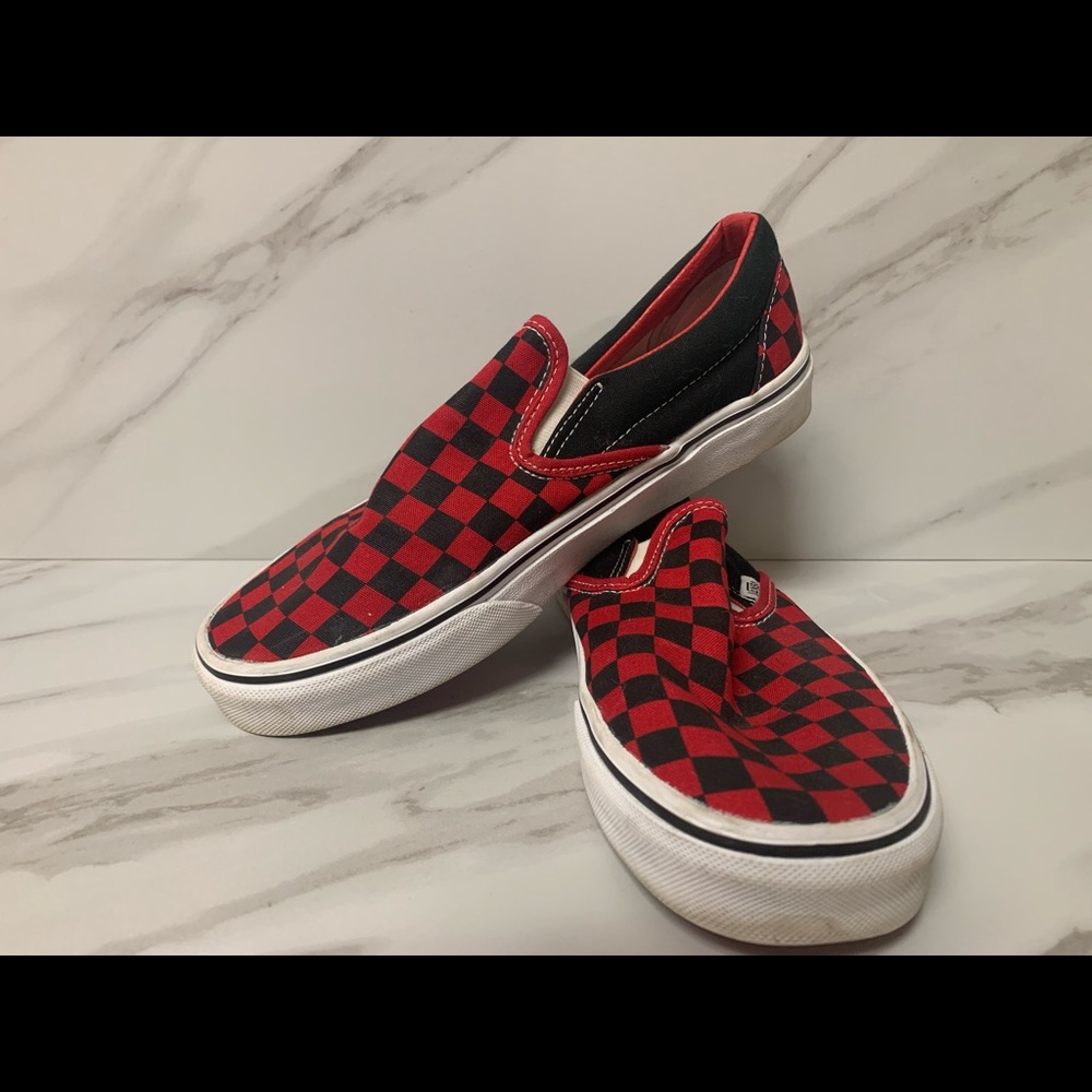 Vans checkered slip ones 7 1/2